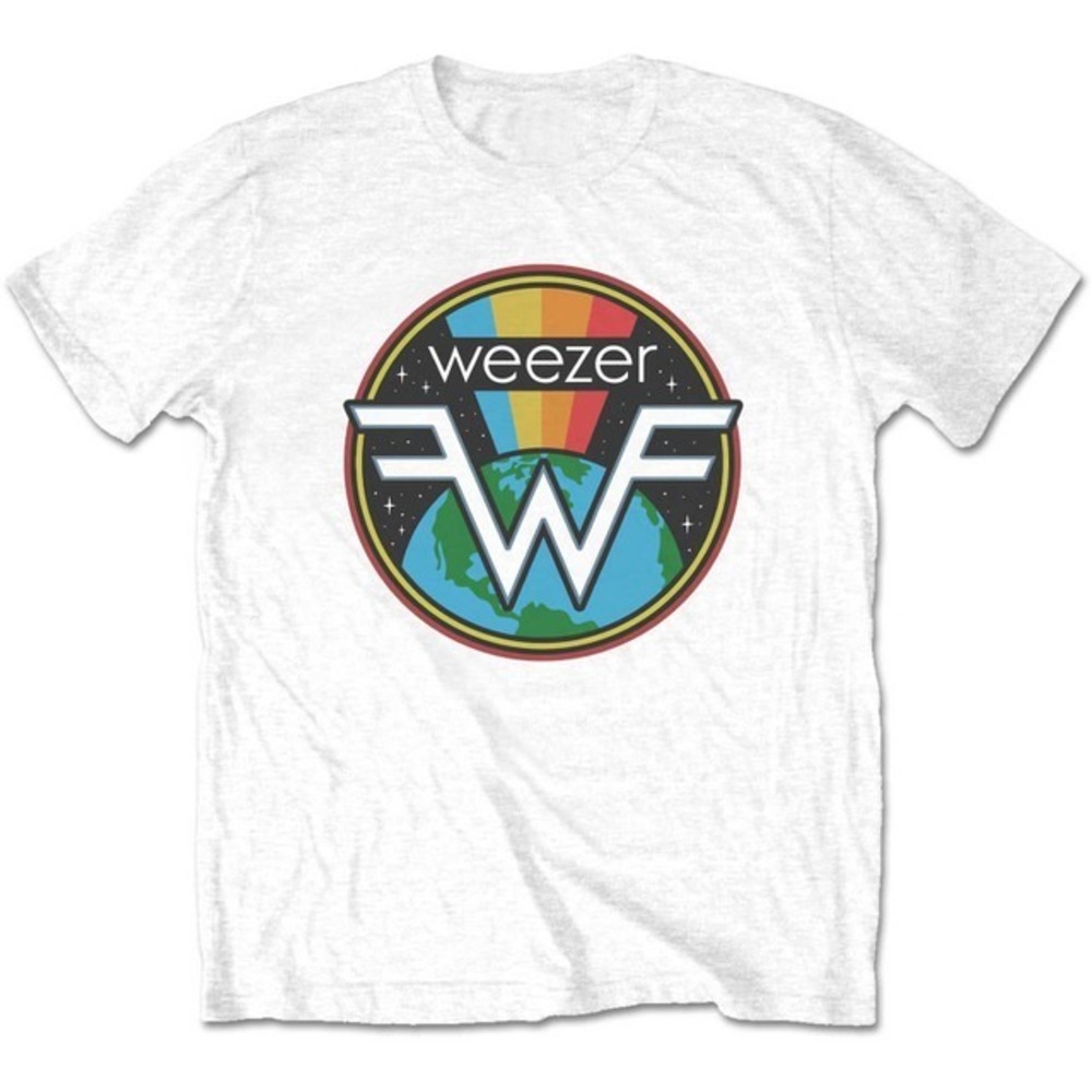 Weezer Unisex T-Shirt Symbol Logo White